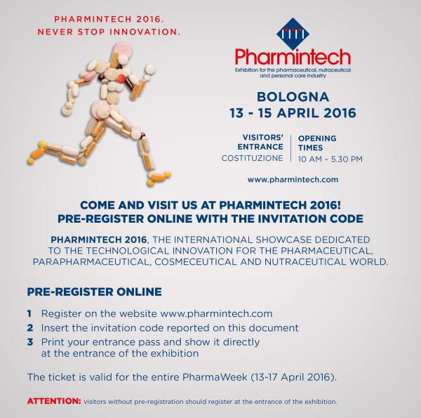 Pharmintec invitation Card