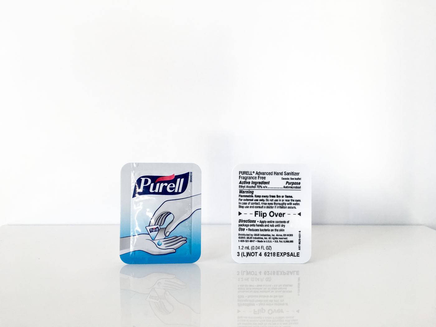 Purell Easysnap one hand opening unit dose packaging