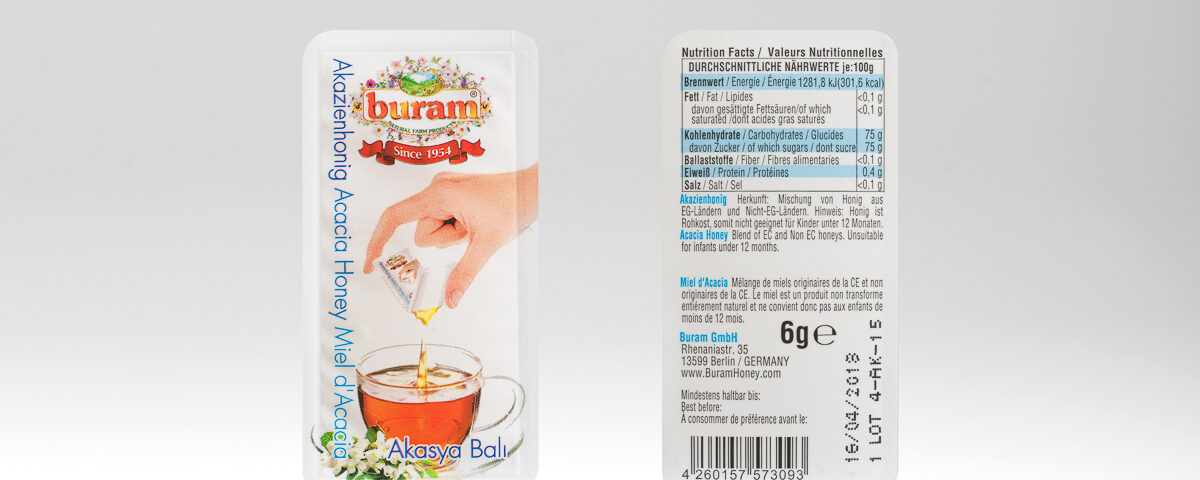 Buram Honey Easysnap Packaging