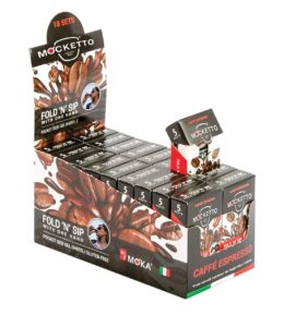 Easysnap Mocketto Gel Coffe packaging one hand opening