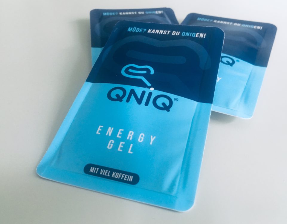 QNIQ Easysnap packaging energy gel