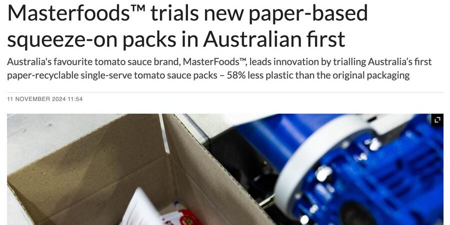 Sustainable Packaging News Easysnap Masterfoods Easysnap Technology