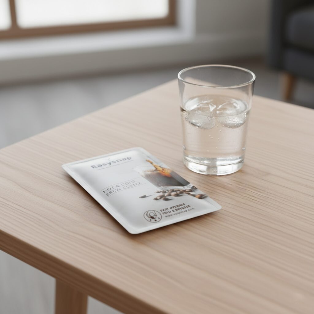 Easysnap single dose cold brew coffee