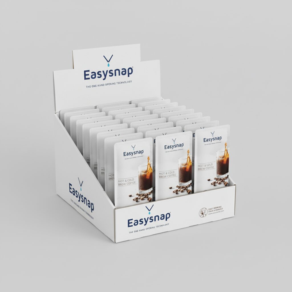 cold brew single dose easy opening pack easysnap technology