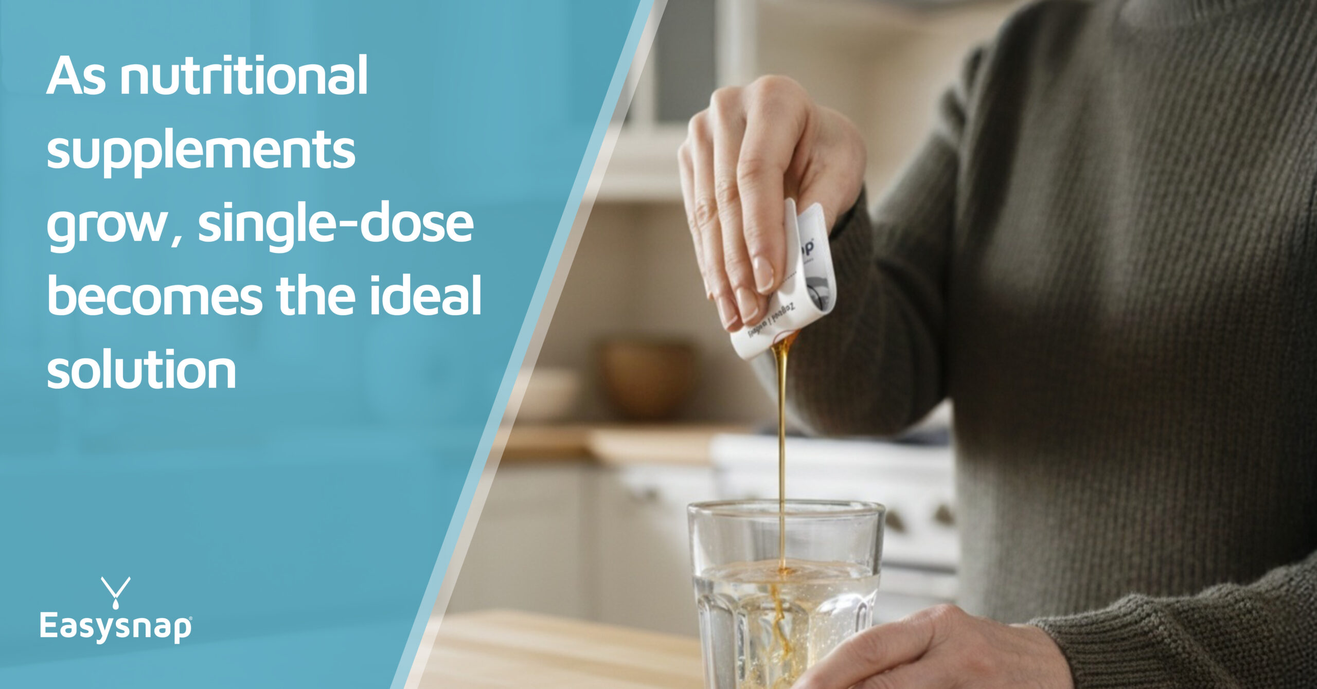 easysnap single dose for food supplement and nutraceuticals