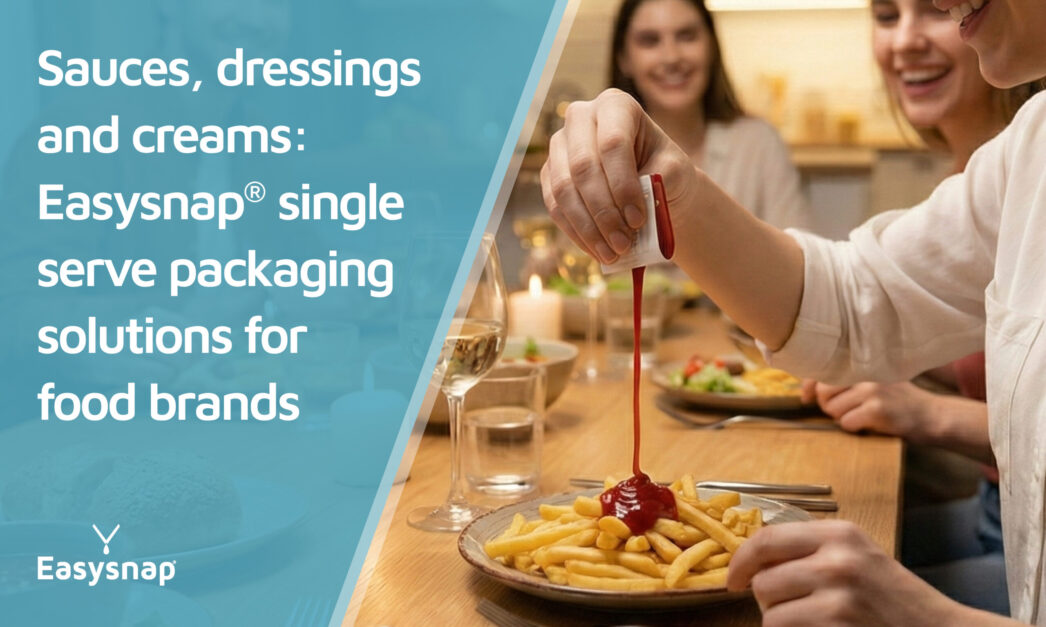 Cover Easysnap single serve easy opening for food market