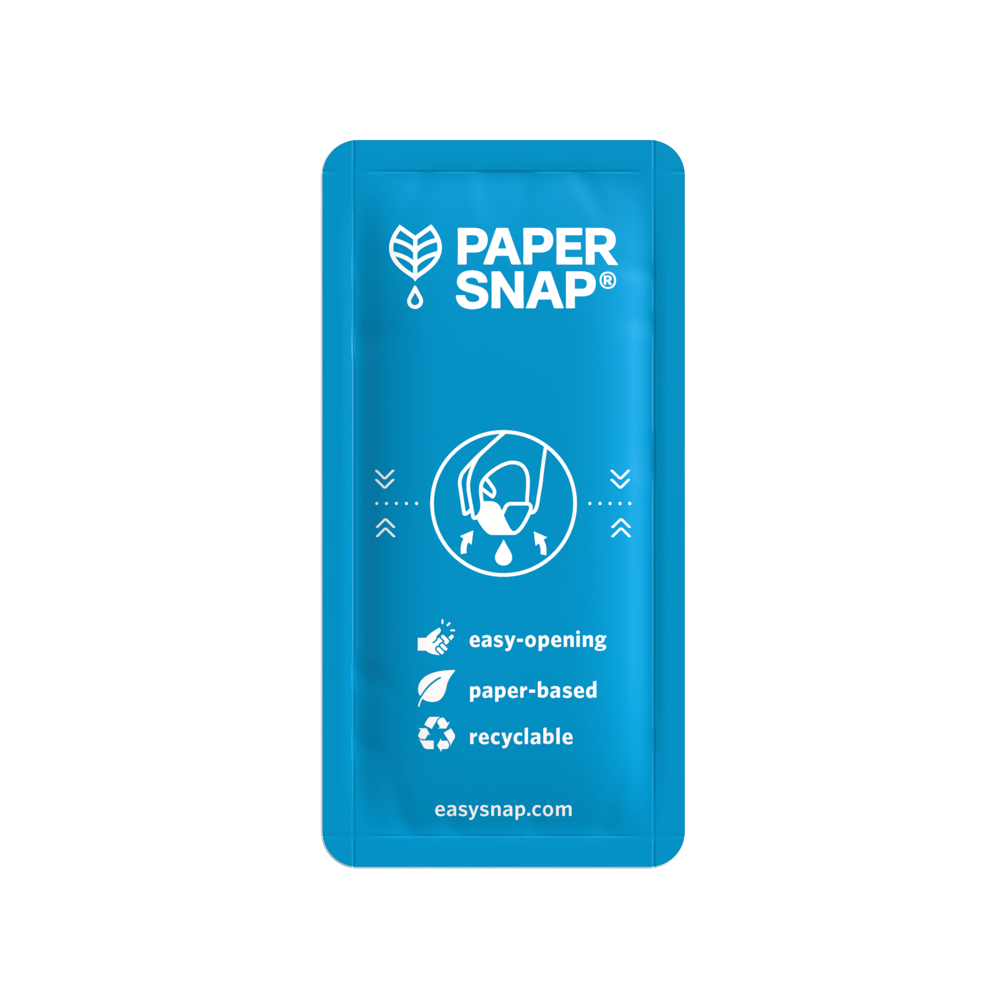 Papersnap single dose sustainable packaging easy to open