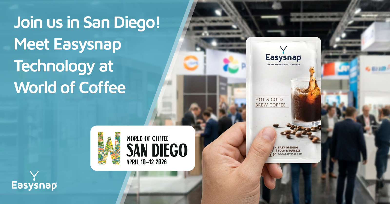 Easysnap Technology SCA San diego 2026 Cold brew coffee