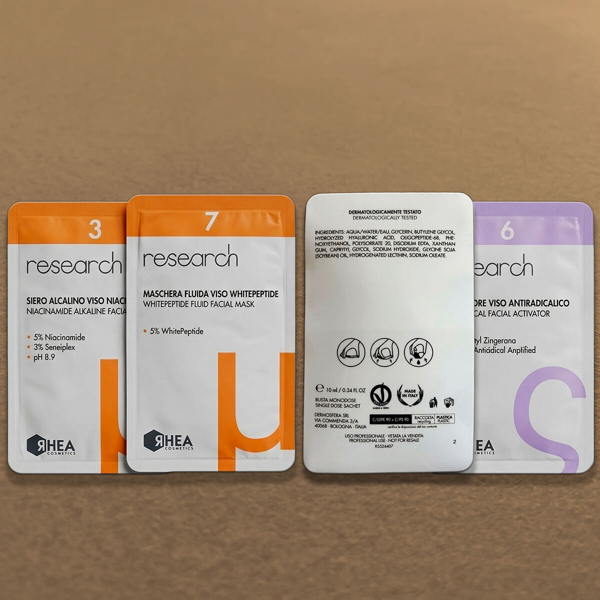 Dermosfera single dose easy opening packaging Easysnap