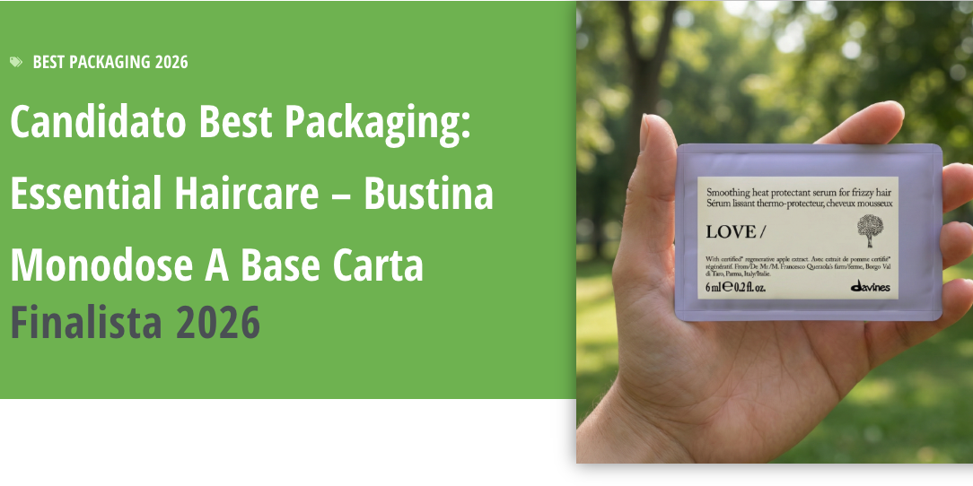 Best Packaging: Essential Haircare Papersnap Single Dose Easy to use