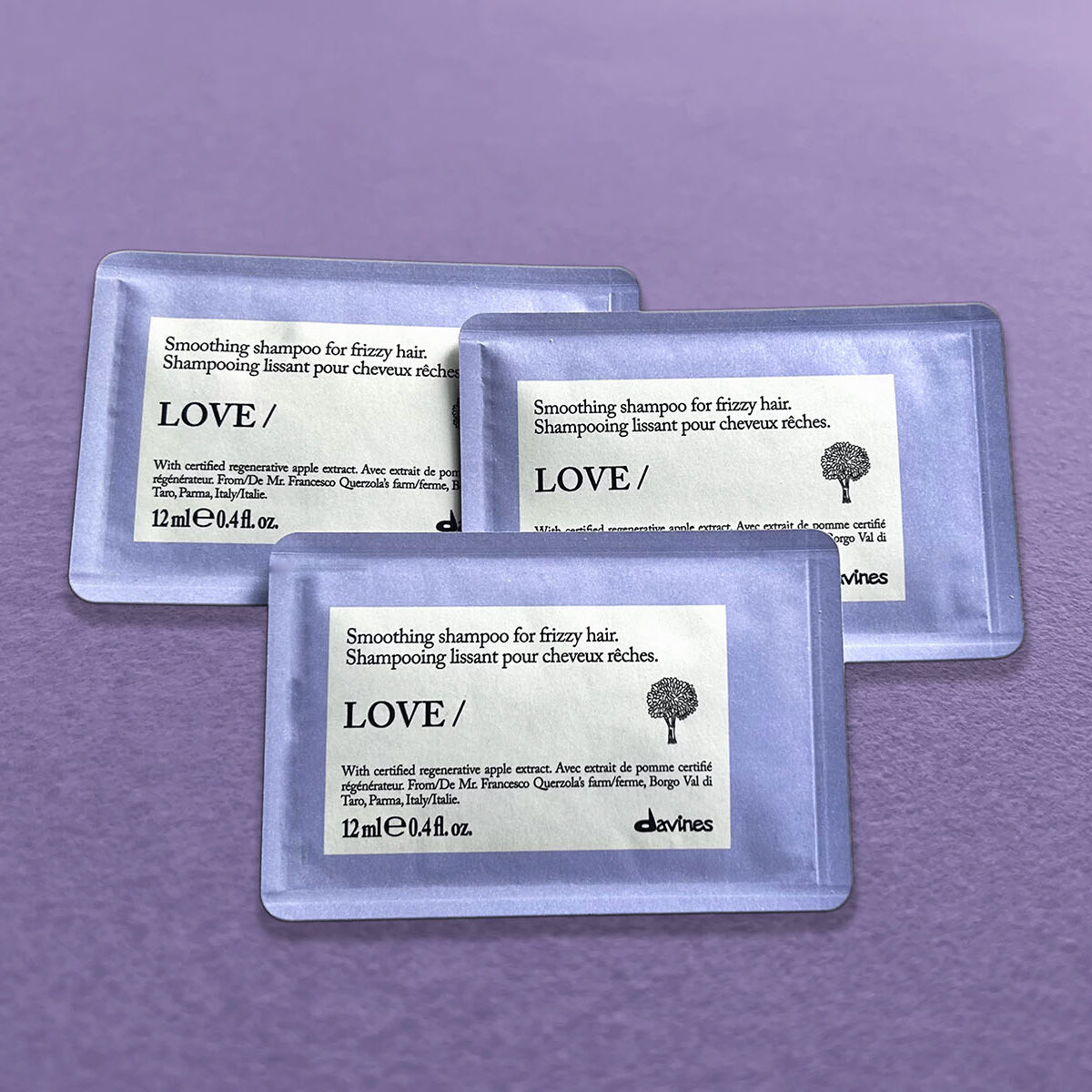 Davines Single Dose Papersnap Shampoo Easysnap