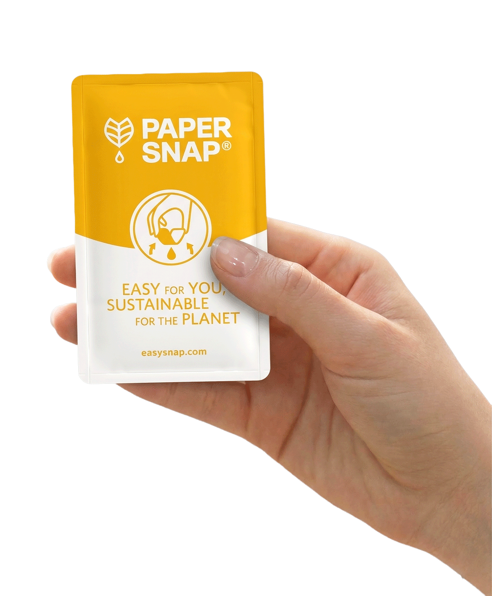 Papersnap single use paper