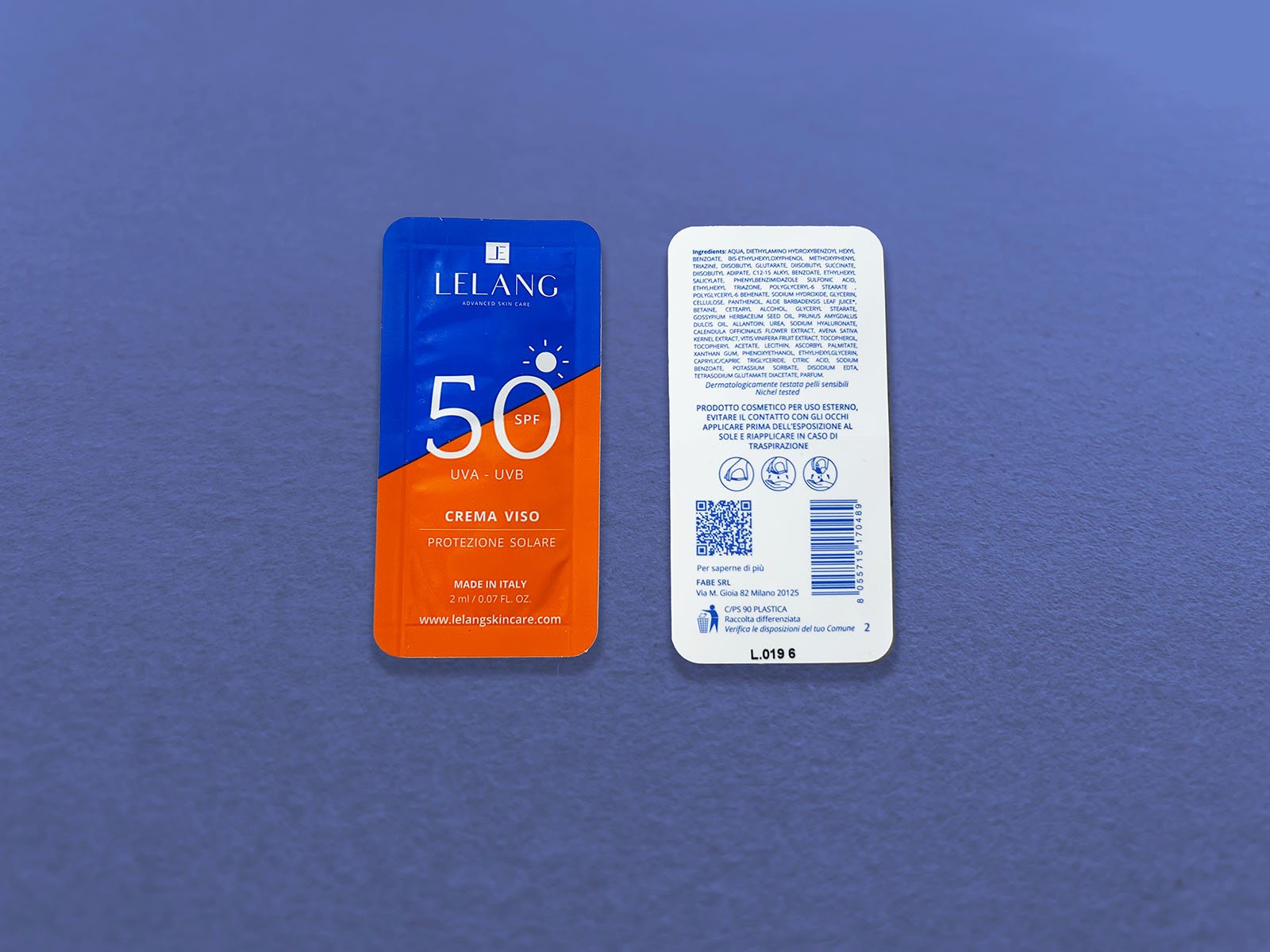 Le Lang Sunscreen Easysnap Single Dose Packaging